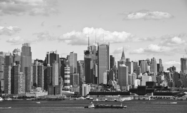 Photo new york cityscape over the hudson river