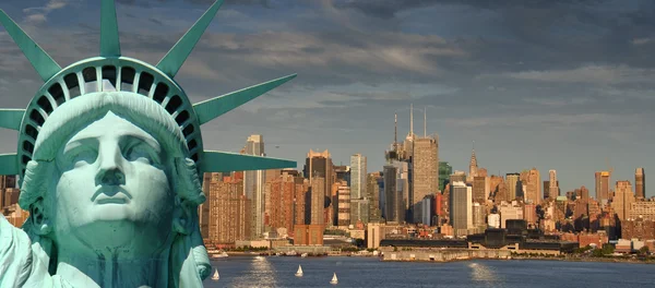 Piękny turystyka podróżować pojęcie w Nowym Jorku — Zdjęcie stockowe
