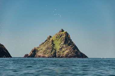 Skellig Michael, Unesco Dünya Mirası, Kerry, İrlanda. Star Wars Force sahne uyanır bu adada filme. yaban Atlantik yolu