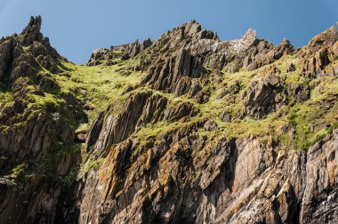 Skellig Michael, Unesco Dünya Mirası, Kerry, İrlanda. Star Wars Force sahne uyanır bu adada filme. yaban Atlantik yolu