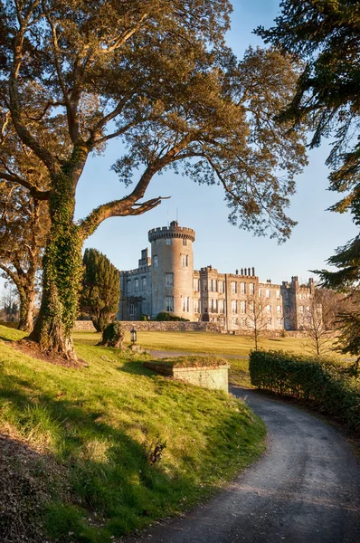 Antik gün batımı akşam castle county clare İrlanda — Stok fotoğraf