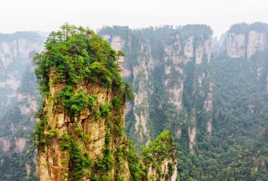 The Avatar Hallelujah Mountain and other beautiful rocks, China clipart