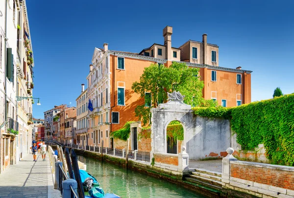 意大利威尼斯的里约马林运河景观 — 图库照片