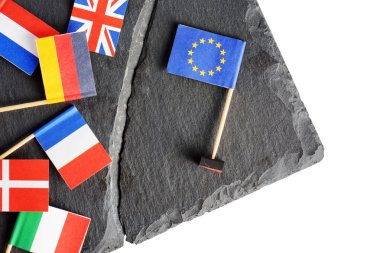 Avrupa Birliği bayrakları ile siyasi kavram (Avrupa Birliği)