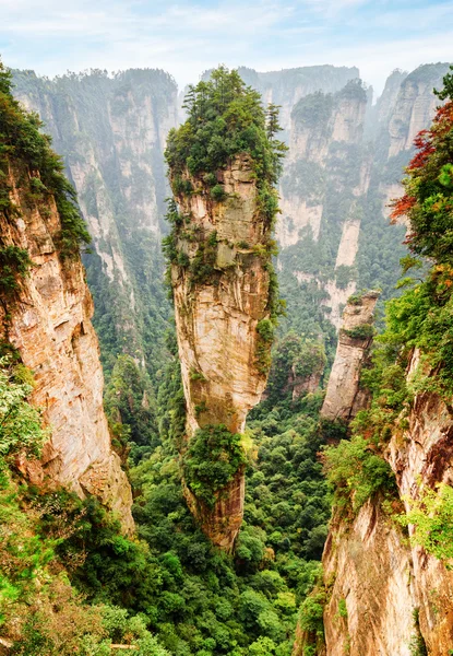 Pilar de piedra arenisca de cuarzo escénico la montaña Avatar Aleluya —  Fotos de Stock