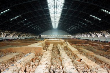 Terracotta Ordusu ana görünümü, Qin Shi Huang Mozolesi