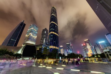 Guangzhou Uluslararası Finans Merkezi'nin alt görünümü, Çin
