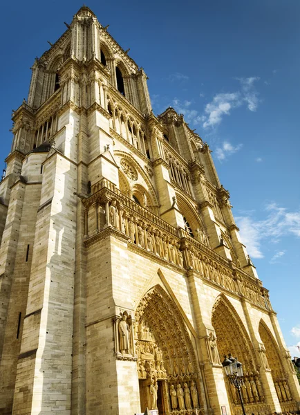 Die Kathedrale Notre Dame de Paris — Stockfoto