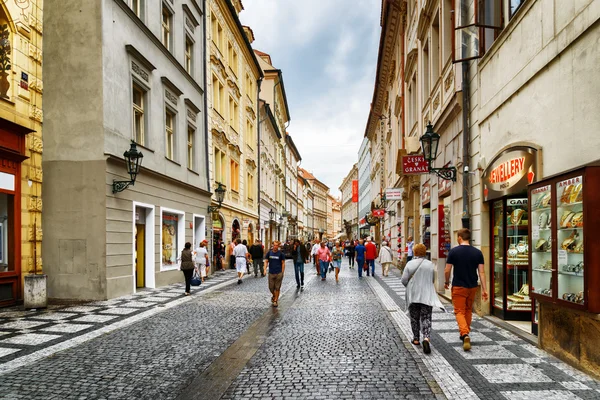 Rua Celetna em Praga — Fotografia de Stock