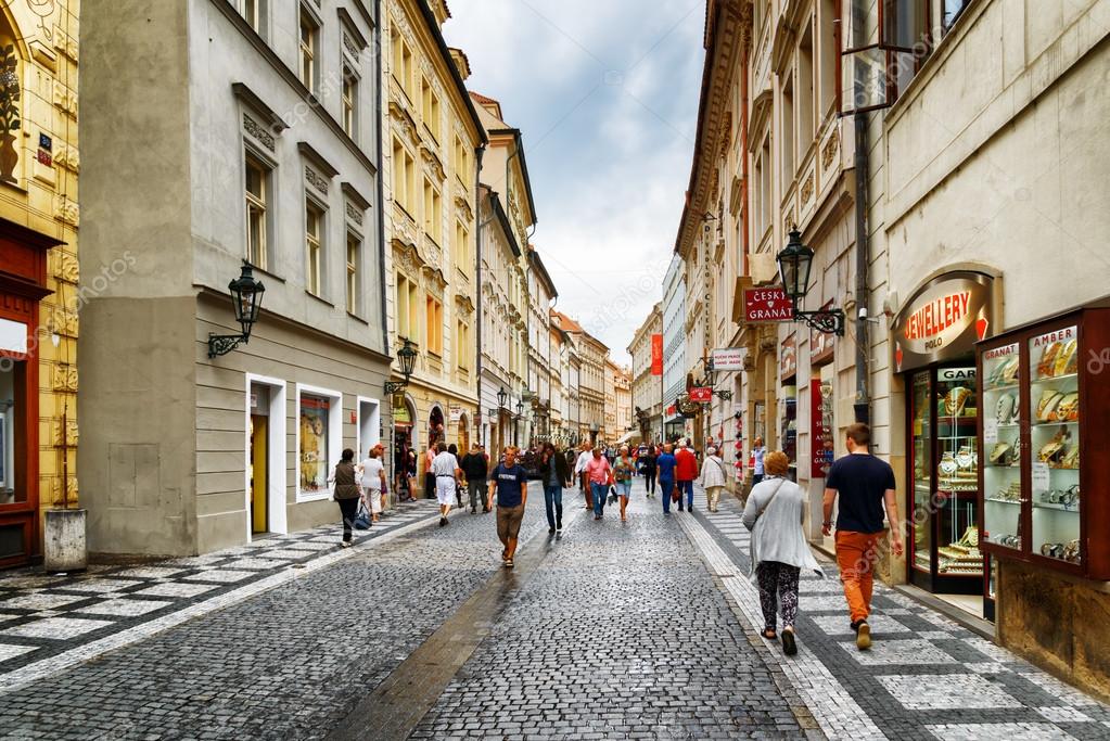 Celetna Street In Prague Stock Photo By Efired 59336921