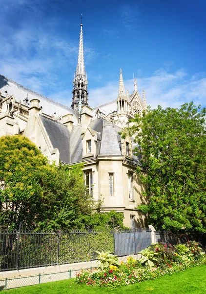 Ο καθεδρικός ναός του notre dame de paris — Φωτογραφία Αρχείου