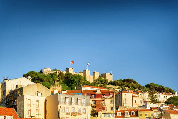 El Castillo de San Jorge en Lisboa, Portugal . —  Fotos de Stock