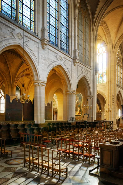 Catholic church of Saint Germain of Auxerre in Paris, France. — Stock Photo, Image