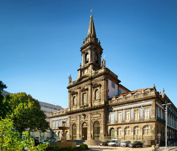 Trojice kostela v Porto, Portugalsko. — Stock fotografie