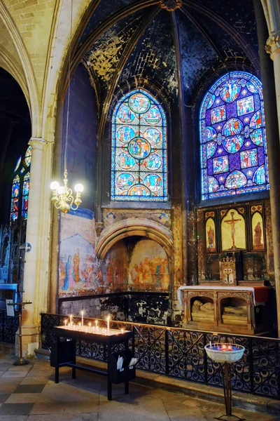 Katolický kostel Saint Germain z Auxerre v Paříž, Francie. — Stock fotografie