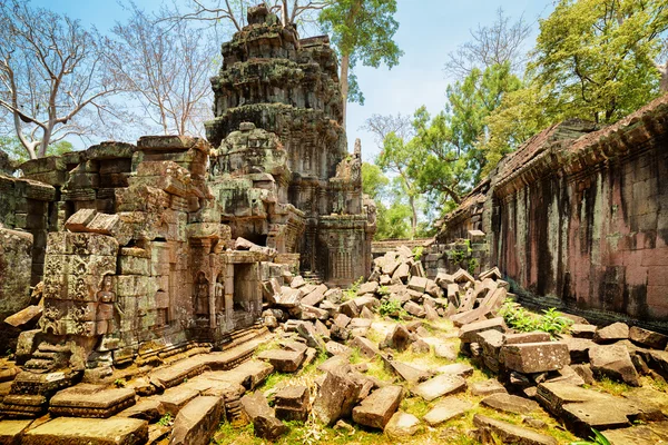 Ruins of Preah Khan temple in ancient Angkor Wat, Cambodia — Stock Photo, Image