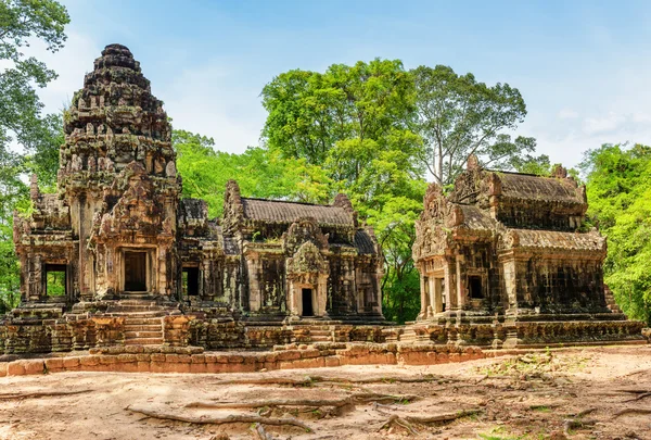 Blick auf das zentrale Heiligtum des Thommanon-Tempels, Angkor, Kambodscha — Stockfoto