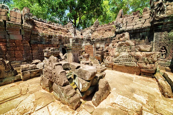 Mysterious ruins of ancient Ta Som temple in Angkor, Cambodia — Stok fotoğraf
