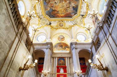 The vaulted ceiling and the fresco Corrado Giaquinto