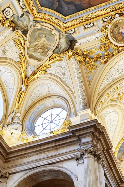 Beautiful details of the interior of in the Royal Palace of Madr — Zdjęcie stockowe