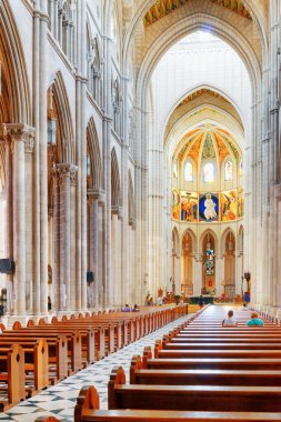 Interior of the Cathedral of Saint Mary the Royal of La Almudena