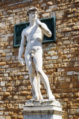 Full-sized replica of the original statue of David in Florence