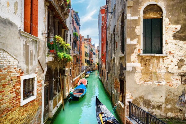 Kilátással a Rio de S. Maria Mater Domini Canal, Velence, Olaszország — Stock Fotó
