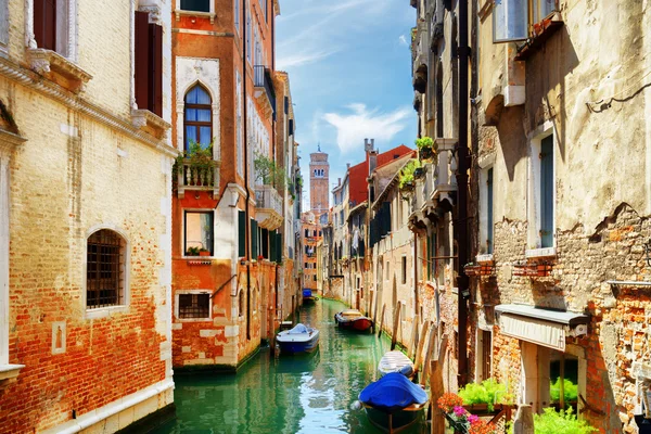 在威尼斯，意大利的力拓迪圣卡夏诺运河的视图 — 图库照片