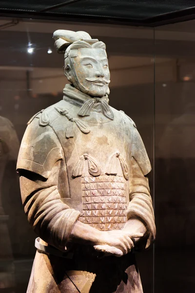 Terracotta Army, Xi'an, Çin'in yüksek rütbeli subay — Stok fotoğraf