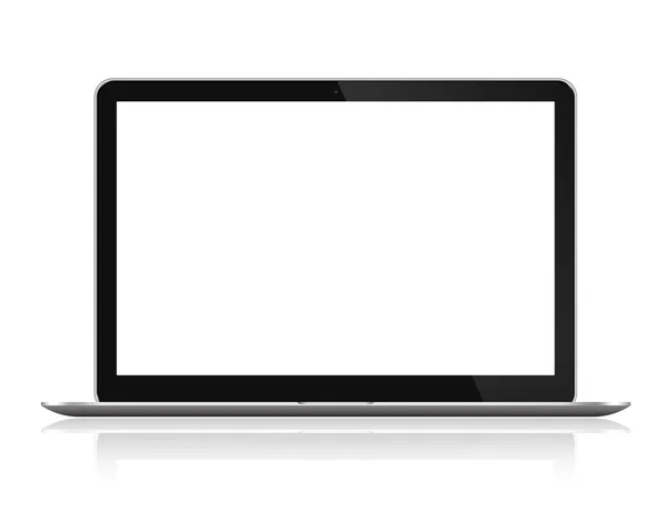 Vista frontal do computador portátil pequeno — Fotografia de Stock