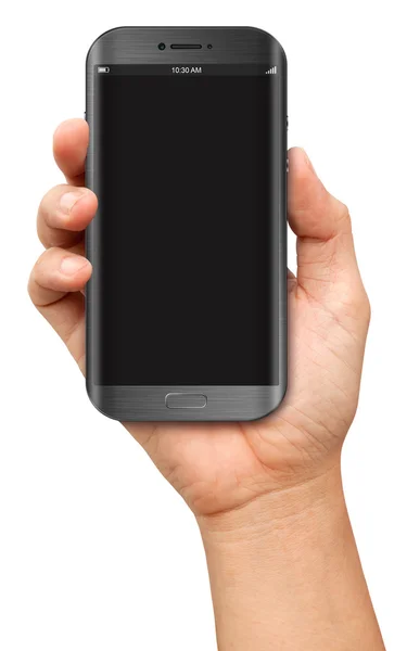 Смартфон с чистым экраном — стоковое фото