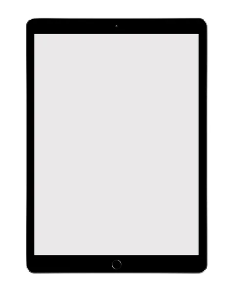 Tableta grande PC aislada sobre fondo blanco —  Fotos de Stock