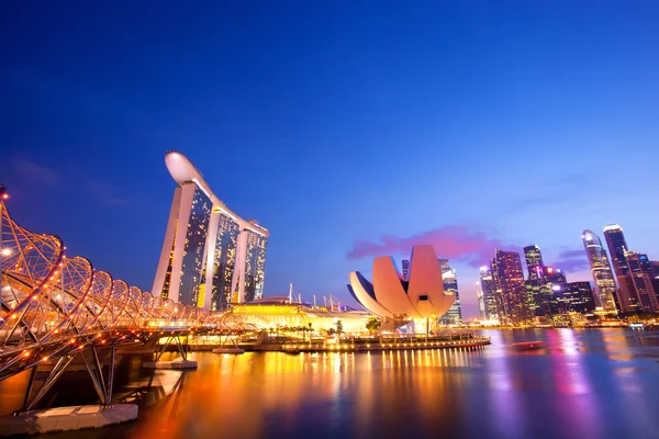 Singapore Skyline Stockfoto
