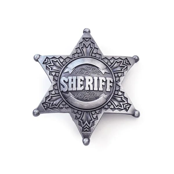 Şerif yakın çekim — Stok fotoğraf