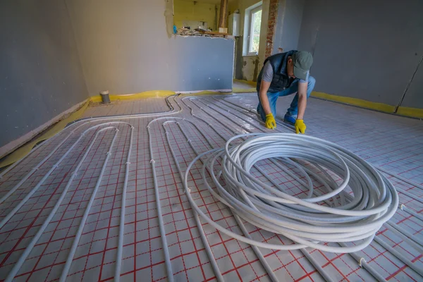 Pipefitter close up — Stock Photo, Image