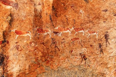 Bushmen rock tabloları Beyaz Kadın