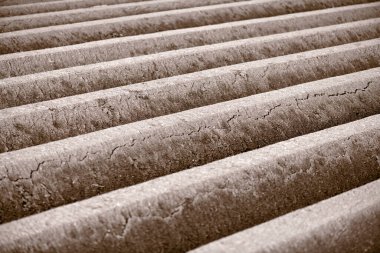 İlkbaharda bile tarımsal tarlalar var.