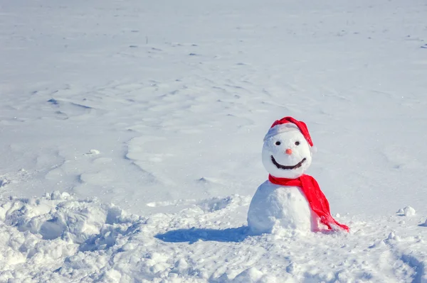 Сніговик крупним планом — стокове фото