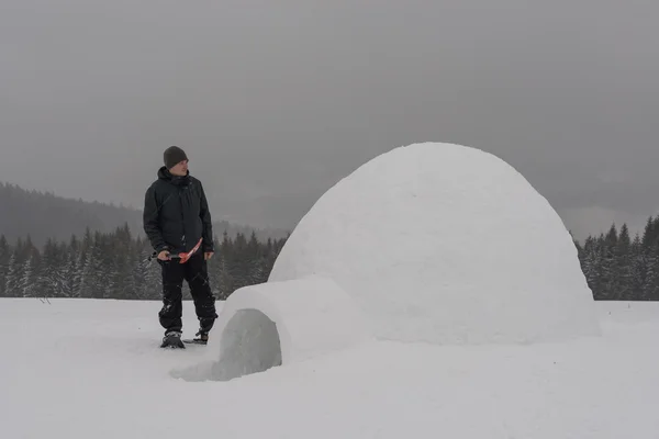 Iglu aus nächster Nähe — Stockfoto