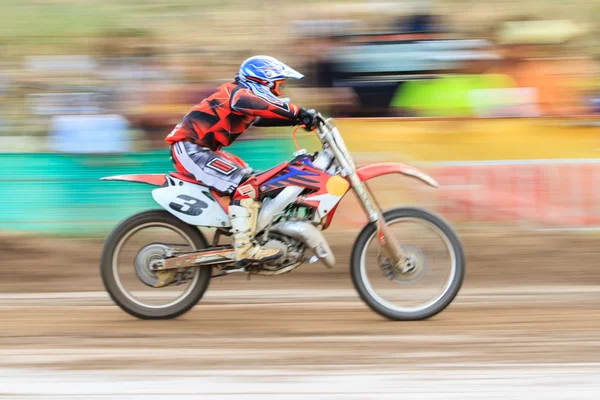 Movimiento borroso de motocross — Foto de Stock