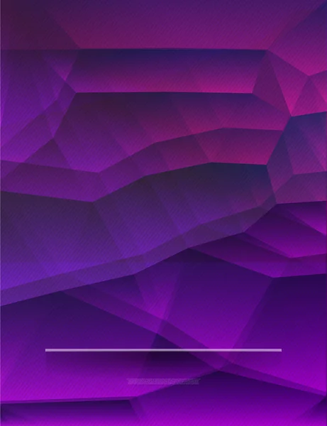 Violett månghörnigt bakgrund med en hylla för olika användning. — Stock vektor