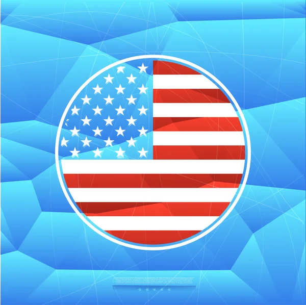 Amerikai függetlenség napja július 4., — Stock Vector