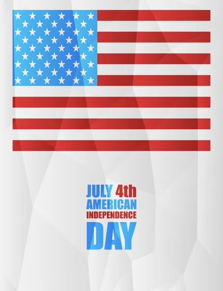 Dzień Niepodległości Ameryki, 4 lipca, — Wektor stockowy