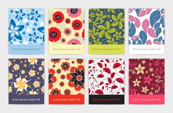 floral seamless patterns