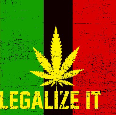 Sarı esrar yaprak yeşil 