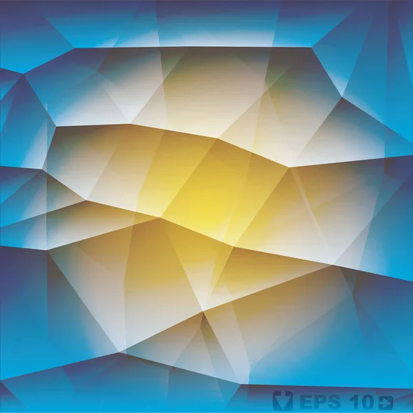 Résumé fond polygonal coloré pour — Image vectorielle