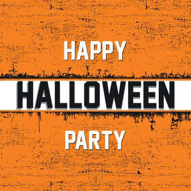 Mutlu Cadılar Bayramı davetiye kartı, 