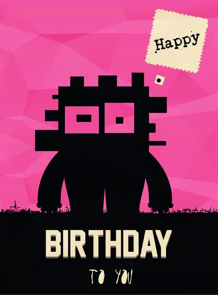 Carte D Invitation De Joyeux Anniversaire Avec Bulle De Monstre Et Chat Mignon Image Vectorielle Aleabievsasha C Carte D Invitation De Joyeux Anniversaire Avec Bulle De Monstre Et Chat Mignon Image Vectorielle Aleabievsasha C