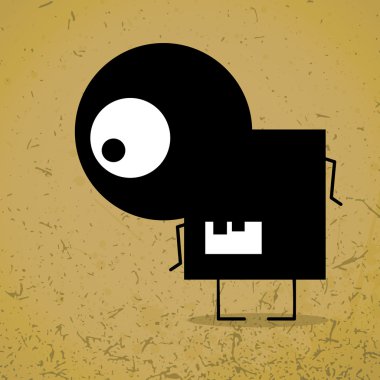 schattig monsters geïsoleerd op wit. vector