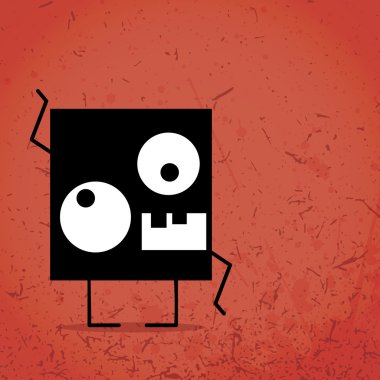 schattig monsters geïsoleerd op wit. vector